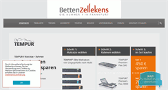 Desktop Screenshot of betten-zellekens.de